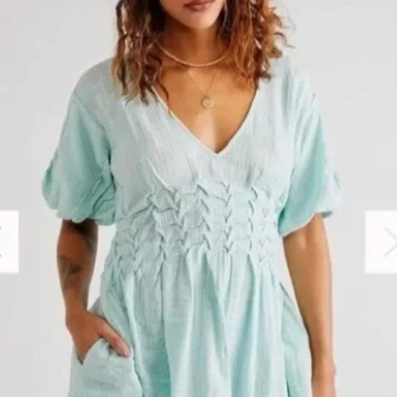NWT Free People One of a Kind Mini Dress - Picture 2 of 6